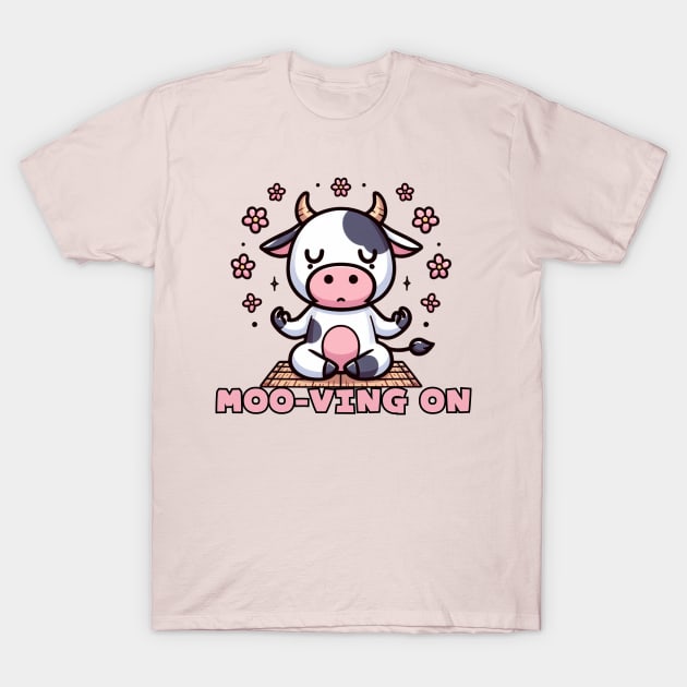 Cow Yoga instructor T-Shirt by Japanese Fever